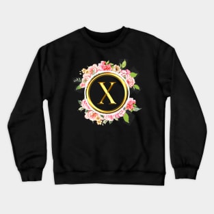 Letter X Shirt Alphabet Letter X Different Colors Crewneck Sweatshirt